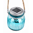 Фонарь садовый Uniel, Blue Jar USL-M-210/GN120, на солнечной батарее, подвесной, стекло, 11х11 см, теплый свет - фото 2