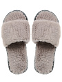 Тапки для женщин, серые, р. 40-41, меховые, DAISY Р - фото 4