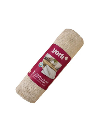 Салфетка бытовая для пола хлопок, 0.8х0.6 м, в рулоне, York, Белая, 022230