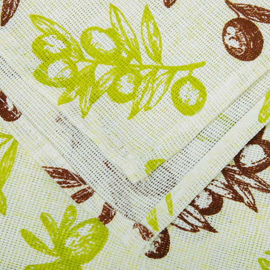 Скатерть 145х200 см, 100% хлопок, рогожка, Текстильная лавка, Оливки, 30093/1