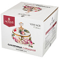 Сахарница Agness с крышкой, серия Винтаж, 0,85л диаметр=14 см высота=14 см, 950-028 - фото 2