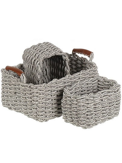 Корзина 3 шт, 35х24х15 см, 20х15х12см, МП, Y4-8945