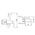 Смеситель для биде, Frap, с картриджем, черный, F7506-6 - фото 10