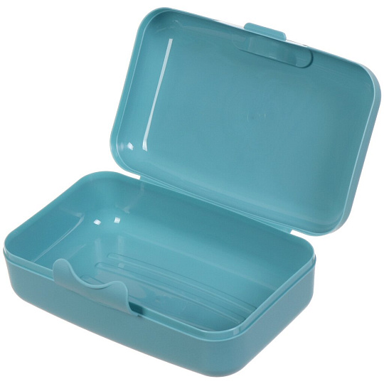 Контейнер пищевой для обеда пластик, 0.7 л, джинсовый, прямоугольный, Lalababy, Jurassic World, LA1085ДЖ