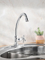 Смеситель для кухни, РМС, с кран-буксой, для одного типа воды, хром, SL79-269F-4 - фото 3
