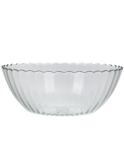 Салатник стекло, 23х7 см, рельефный, Магия, ОСЗ, С2400