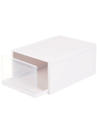 Контейнер для хранения обуви, 15.8х25х35 см, белый, Y4-6462