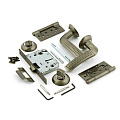 Комплект для двери Фабрика Замков, FZ SET 04-C 170 2H BK AB, СТ-00000096, ручка, защелка, фиксатор, петли, антик бронза