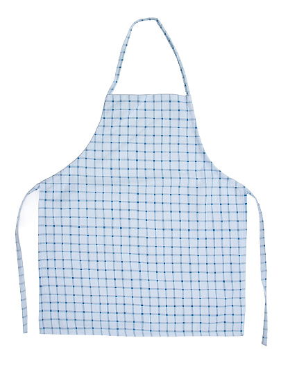 Фартук 60х70 см, 100% хлопок, без кармана, Silvano, Клетка