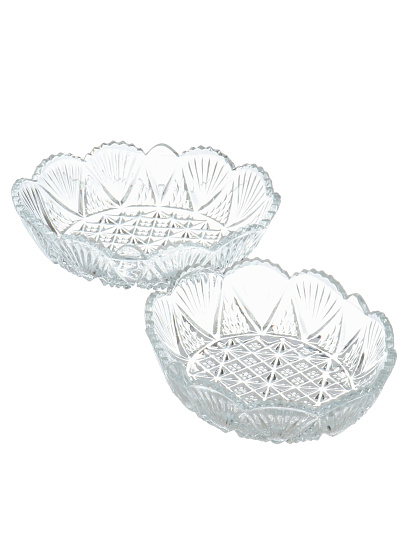 Набор салатников стекло, 2 шт, 0.25 л, 13х10, Carat-Royal, Kaveh, 04s10+21