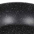 Жаровня алюминий, 28 см, антипригарное покрытие, Daniks, Олимп, черная, CAS-2835-BL, с крышкой - фото 4