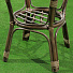 Мебель садовая Мальдивы, коричневая, стол, 2 кресла, 1 диван, подушка коричневая, AI-1808001 - фото 3