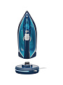 Утюг Polaris, PIR 2444K, 2400 Вт, керамика, вертикальное отпаривание, противокапельная система, система самоочистки, защита от накипи, мерный стакан, 1.8 м, синий, белый - фото 8