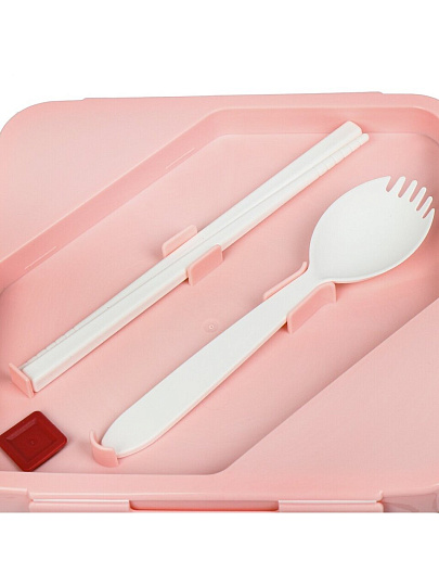 Контейнер пищевой пластик, 17.5х17.5х7 см, в ассортименте, квадратный, Y6-6573