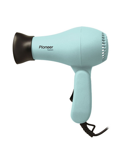 Фен Pioneer, HD-1009, 1000 Вт, 2 режима, 2 скорости, бирюзовый, 15198