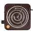 Плита электрическая одноконфорочная Centek CT-1508 коричневая, 1 кВт - фото 3