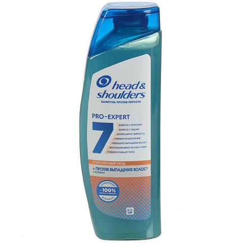 Шампунь Head & Shoulders, Pro-Expert 7в1, против перхоти, 300 мл, Против выпадения волос