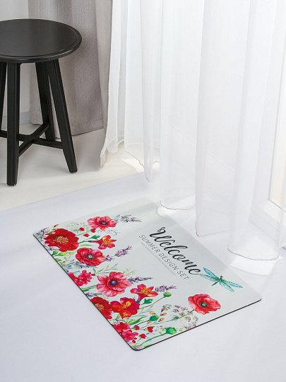 Коврик грязезащитный придверный, 40х60см, диатомитовый, Dekorelle, RT003-B