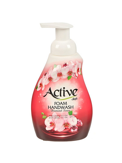 Мыло-пенка Active, Сияющий бриллиант, 500 мл