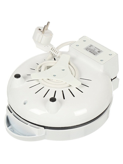 Вафельница Аксинья, Классика, 1100 Вт, белая, антипригарное покрытие, КС-5001