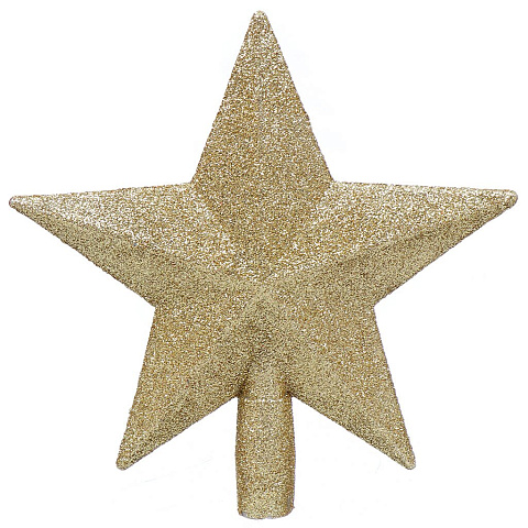 Верхушка на елку Звезда сверкающая, 19х19 см, пластик, SYCD17-042
