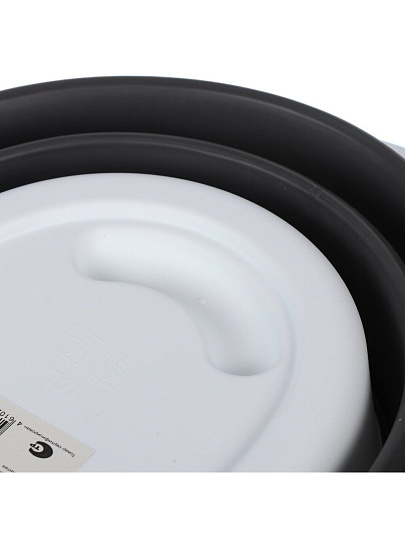 Ведро пластик, 10 л, хозяйственное, со сливом, со сливом, складное, 37.5х29х27см, Y6-10798