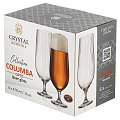 Бокал для пива, 470 мл, стекло, 6 шт, Bohemia, Columba optic, 61365 - фото 4