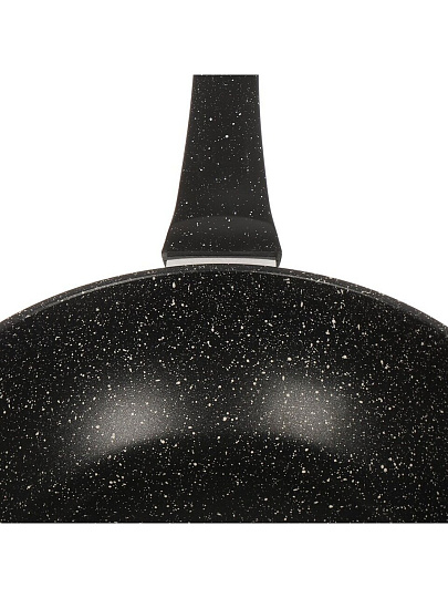 Сотейник алюминий, 26 см, антипригарное покрытие, Горница, Гранит, ст2611аг, с крышкой