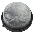 Светильник под лампу General Lighting Systems, ЖКХ 1301 НБП/НПП, 60 Вт, E27, на 1 лампочку, IP65, 190х17.6х8.2 см, без решетки, оцинкованный, черный, GCF-O-E27-60-IP65