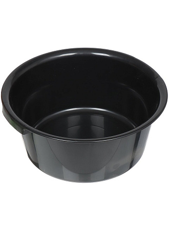 Таз пластик, 12 л, круглый, с ручкой, в ассортименте, Альтернатива, М2058