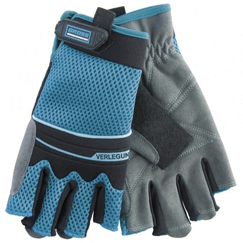 Перчатки комбинированные, облегченные, открытые пальцы, Aktiv XL, Gross