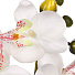 Цветок искусственный декоративный Орхидея в кашпо, 32 см, белый, Y4-7934 - фото 3