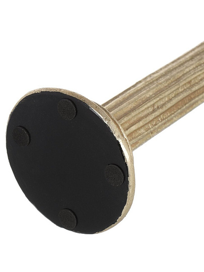 Подсвечник декоративный полистоун, 1 свеча, 7.2х7.2х20.3 см, Lefard, 504-412