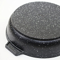 Сковорода литой алюминий, 22 см, антипригарное покрытие, Алтей, Granit Perfection black, съемная ручка, 02-2250-100 - фото 3