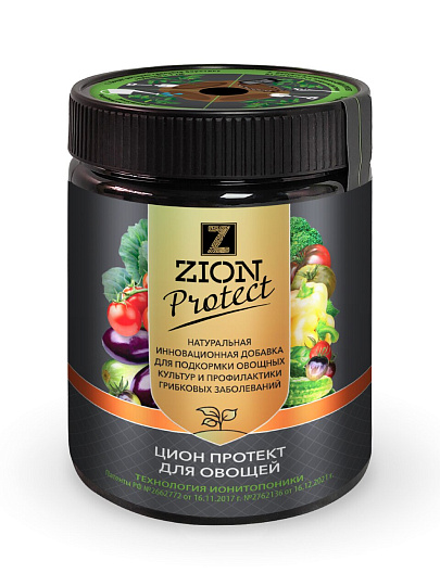 Удобрение для овощей, субстрат, минеральное, 450 г, Zion Protect