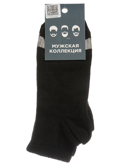 Носки для мужчин, хлопок, Красная ветка, черные, р. 27, С 198