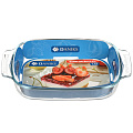 Форма для запекания стекло, 17.8х29х5.2 см, 1.5 л, прямоугольная, Daniks, HSAP15LN - фото 4