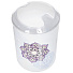 Набор для ванной 6 предметов, Фиолетовый цветок, урна, дозатор, ершик, подставка для зубных щеток, мыльница, стакан, Y286 - фото 4