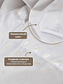 Одеяло 2-спальное, 175х205 см, Формула, полупух I кат, пух 60% перо 40%, 400 г/м2, зимнее, чехол тик, кант, Бел-Поль - фото 4