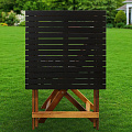 Мебель садовая Green Days, Дуэт Wood, черная, стол, 60х60х74 см, 2 стула, 120 кг, BS-DT01 - фото 11