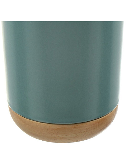 Ерш для туалета Бамбук, напольный, 9x13.8/38.5 см, керамика, бирюза, CE2504CA-TOH