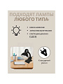 Светильник настольный на прищепке, E27, 60 Вт, черный, абажур черный, Ultraflash, UF-320P C02, 12371 - фото 3