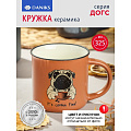 Кружка керамика, 325 мл, Догс, Daniks, BR562/3797P-1, в ассортименте