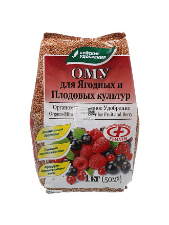 Удобрение для плодово-ягодных культур, органоминеральное, 1 кг, БХЗ