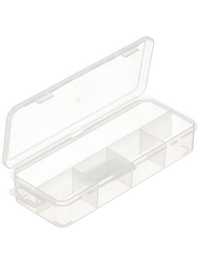 Ящик-органайзер для инструмента, 20х8х3.5 см, пластик, Bartex, 5 ячеек, с подвесом, 27803550508