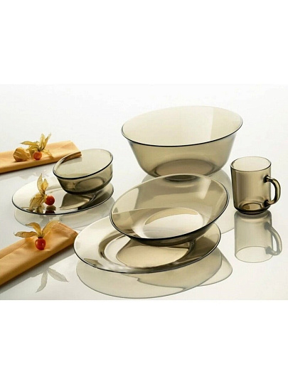 Сервиз столовый стекло, 31 предмет, на 6 персон, Luminarc, Ambiante Eclipse, H0242/L5177