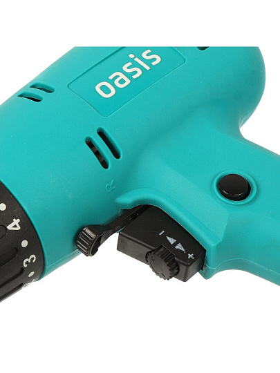 Дрель-шуруповерт сетевая Oasis, быстрозажимной патрон, 10 мм, 400 Вт, с реверсом, 1 скорость
