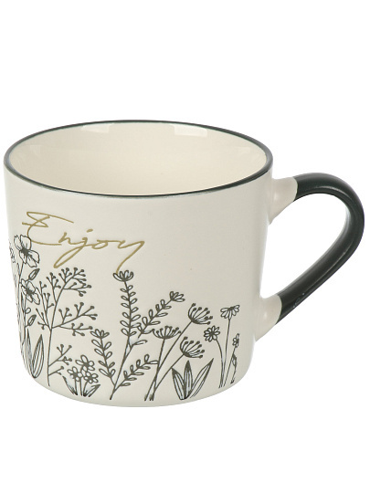 Кружка керамика, 4 шт, 440 мл, Милли, Daniks, BR404/4452