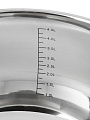 Кастрюля нержавеющая сталь, 5.1 л, крышка стекло, Daniks, Орлея, GS-01159P-22CA, индукция - фото 10