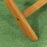 Мебель садовая Green Days, Комфорт, дерево, стол, 100х72 см, 4 стула, 160 кг, DS-DT03-1 - фото 5